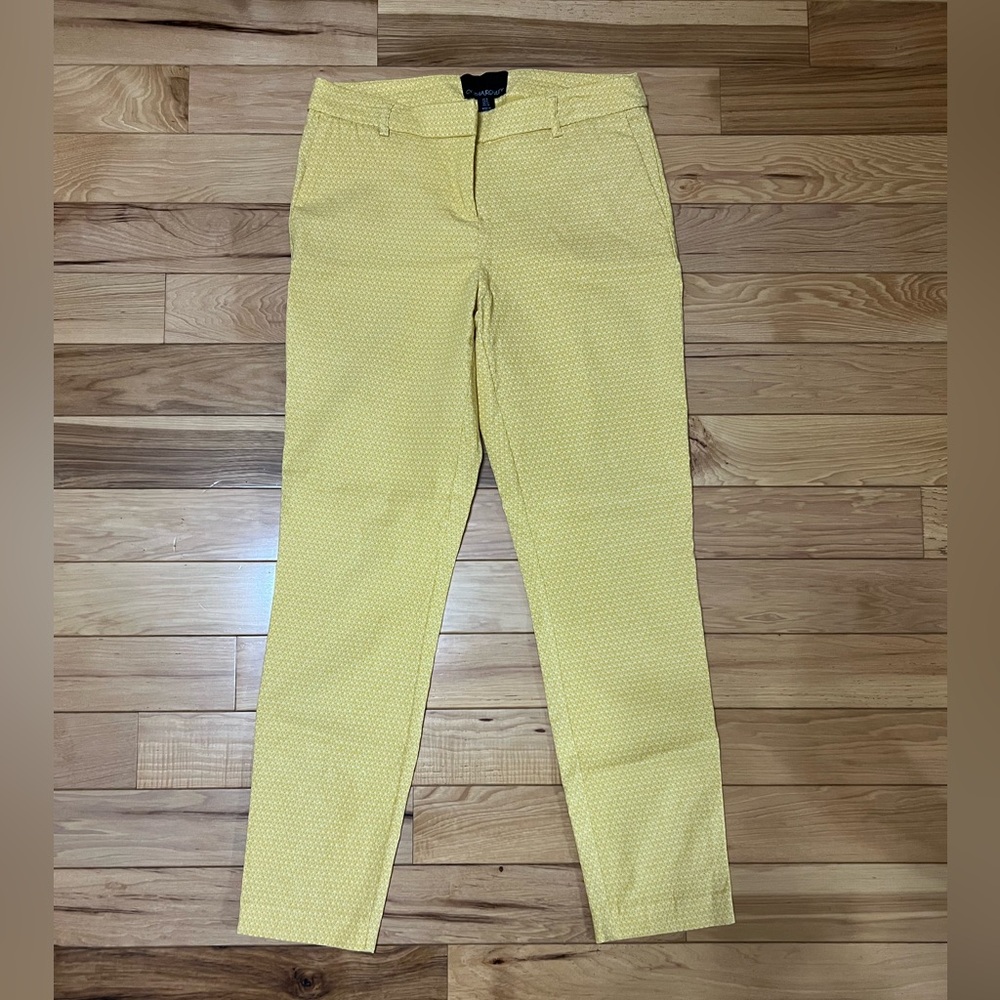 Women’s Yellow Patterned Pants